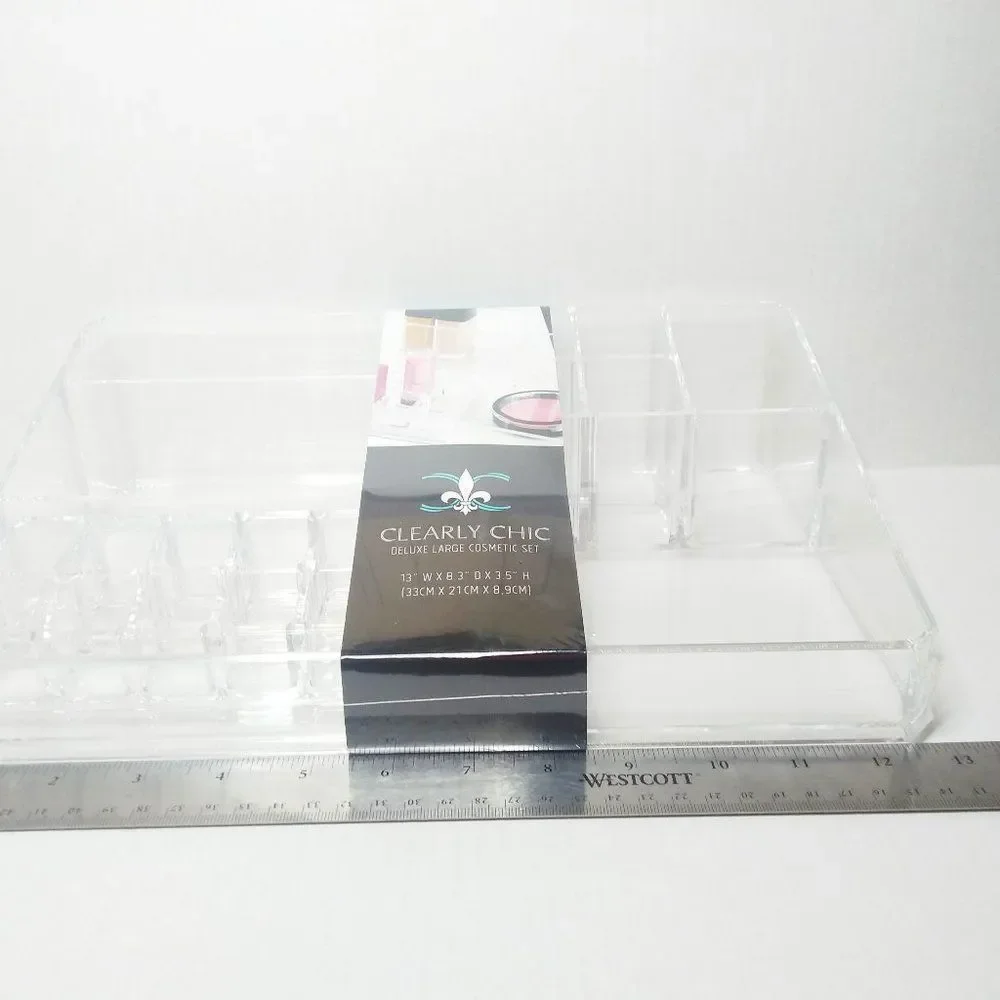 21-Compartment Organizer Set Clear Acrylic